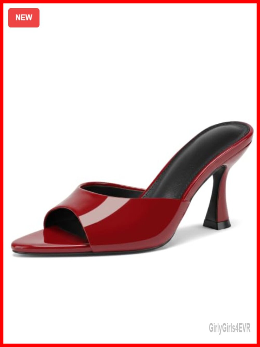 CELNEPHO Womens Kitten Heels Sandals Heeled Mules Pointed Toe Dress Shoes